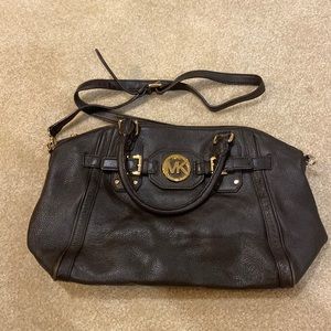 MICHAEL Michael Kors chocolate brown crossbody bag